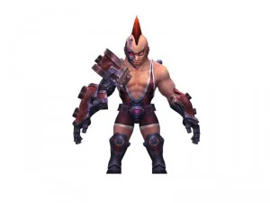 warrior man 3D Model