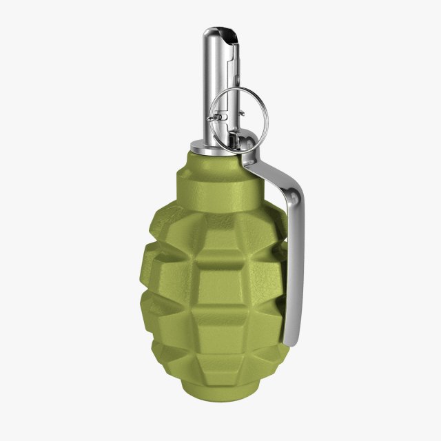 grenade f-1 3Dモデル .c4d .max .obj .3ds .fbx .stl .blend