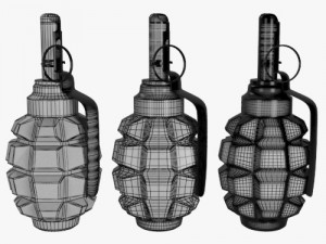 grenade f-1 3Dモデル