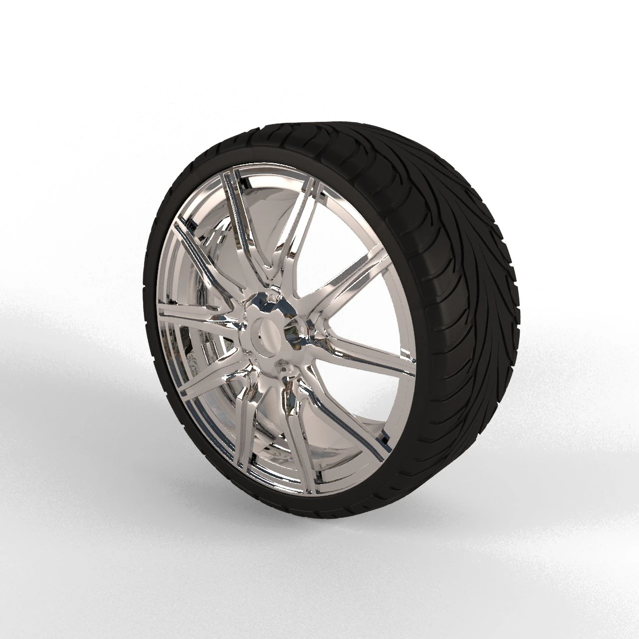 car wheel 3D Model .c4d .max .obj .3ds .fbx .stl .blend 