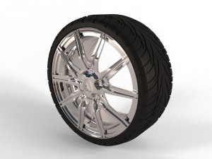 car wheel 3D Model