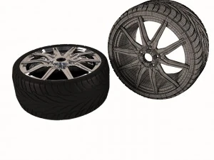 car wheel 3D Model