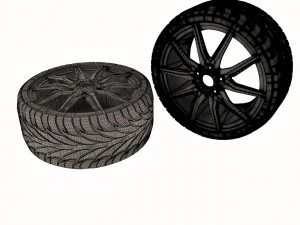 car wheel 3D Model