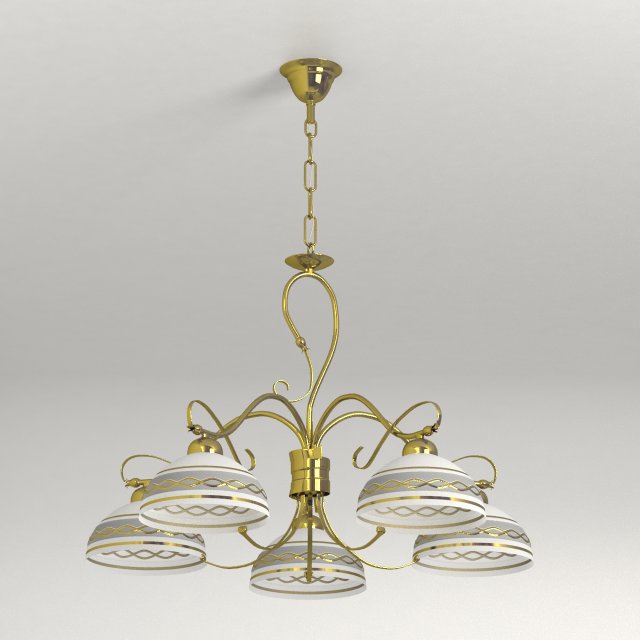 chandelier Modelo 3D .c4d .max .obj .3ds .fbx .stl .blend 