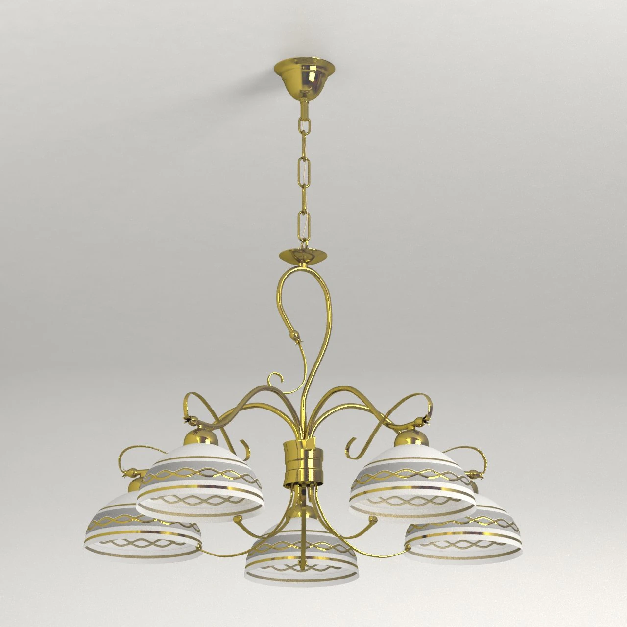 chandelier 3D Model .c4d .max .obj .3ds .fbx .stl .blend