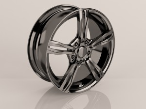 bmw m3 - m4 style rim 3D Model