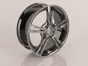 bmw m3 - m4 style rim 3D Model