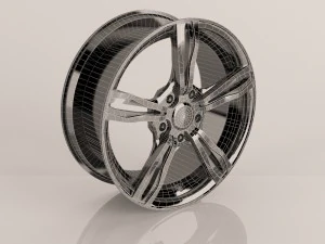 bmw m3 - m4 style rim 3D Model