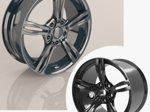 bmw m3 - m4 style rim 3D Model
