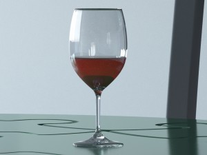 glass wine 3D Model