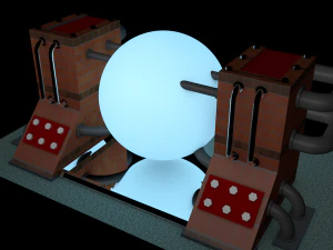 alerta vermelho Modelo 3D