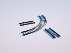 Railway 3D Model