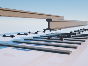 Railway 3D Model