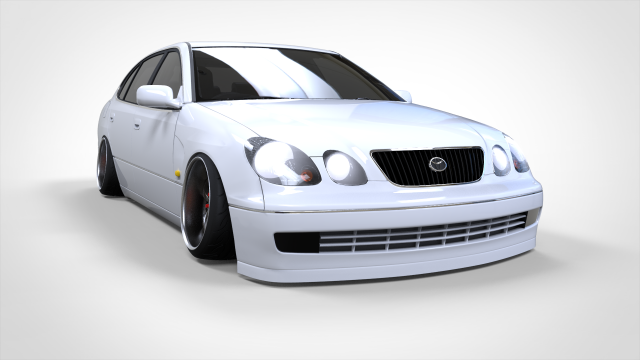 toyota aristo 3D Model .c4d .max .obj .3ds .fbx .stl .blend 
