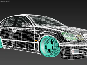 toyota aristo 3D Model