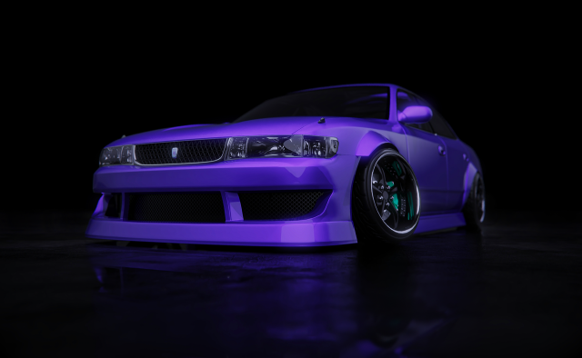 toyota chaser jzx90 3D Model .c4d .max .obj .3ds .fbx .stl .blend 