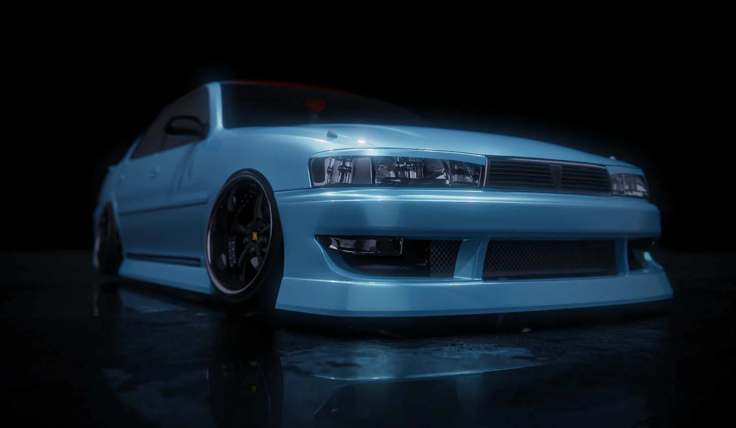 toyota cresta jzx90 3D Model .c4d .max .obj .3ds .fbx .stl .blend