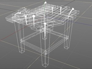 broken chair 3Dモデル