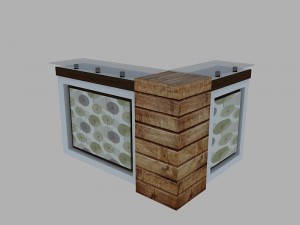 reception Modello 3D