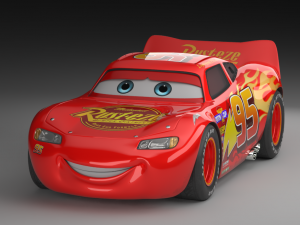 pixar lightingmcqueen car model 3D मॉडल
