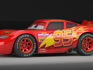 pixar lightingmcqueen car model 3D मॉडल