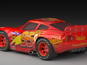 pixar lightingmcqueen car model 3D मॉडल