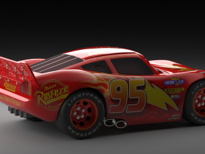 pixar lightingmcqueen car model 3D मॉडल