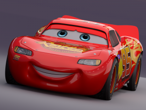 pixar lightingmcqueen car model 3D मॉडल