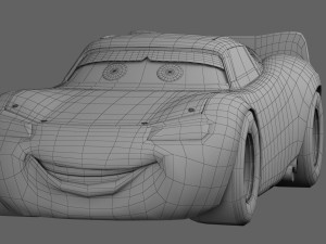 pixar lightingmcqueen car model 3D मॉडल