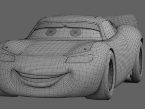 pixar lightingmcqueen car model 3D मॉडल