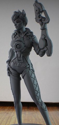Overwatch tracer 3D Model .c4d .max .obj .3ds .fbx .stl .blend 
