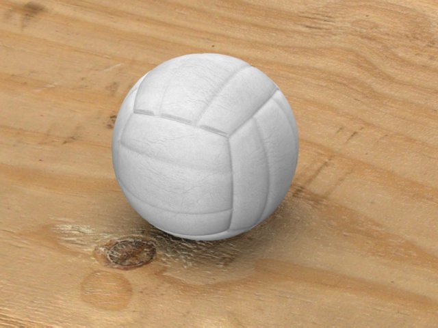 volleyball 3D Model .c4d .max .obj .3ds .fbx .stl .blend 