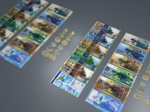 kaz money Modello 3D