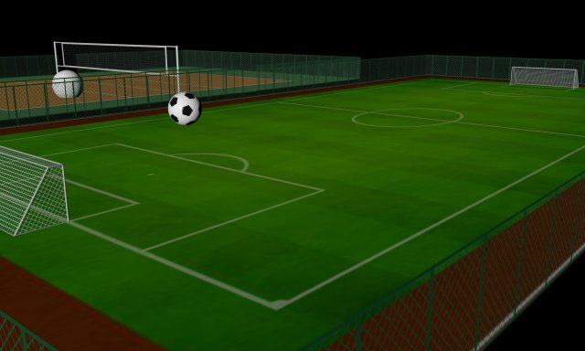 football stadium 3D-Modell .c4d .max .obj .3ds .fbx .stl .blend 