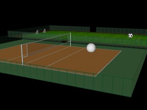 football stadium 3D-Modell