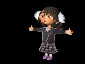 girl Model 3D