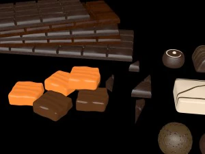 chocolate assorti 3D Model
