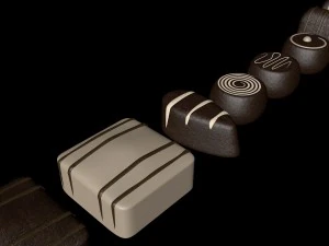 assortimento di cioccolato Modello 3D
