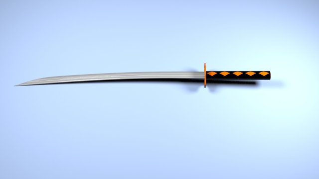 katana 3Dモデル .c4d .max .obj .3ds .fbx .stl .blend 