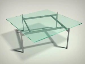 유리 테이블 3D 모델