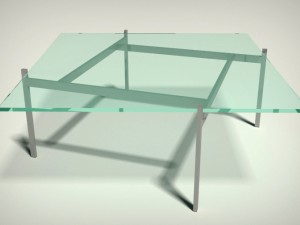 glass table 3D Модель