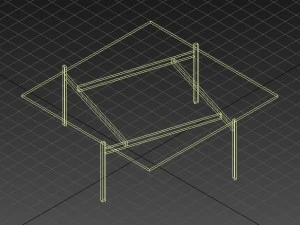 glass table 3D Model