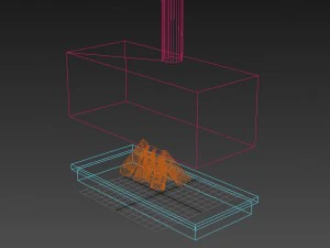 modern fireplace 3D Model