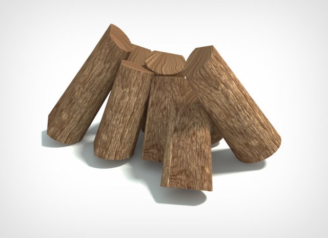 logs 3D Модель .c4d .max .obj .3ds .fbx .stl .blend 
