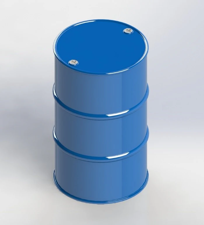 oil barrel or fuel drum 3D Model .c4d .max .obj .3ds .fbx .stl .blend 