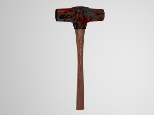rusted sledgehammer Modelo 3D