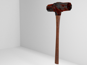 rusted sledgehammer 3D Model