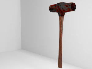 rusted sledgehammer 3D Model