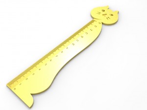 ruler for kids 3D 프린트 모델