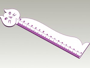 ruler for kids 3D 프린트 모델